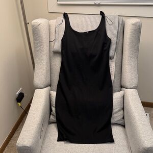 Zara Black midi dress